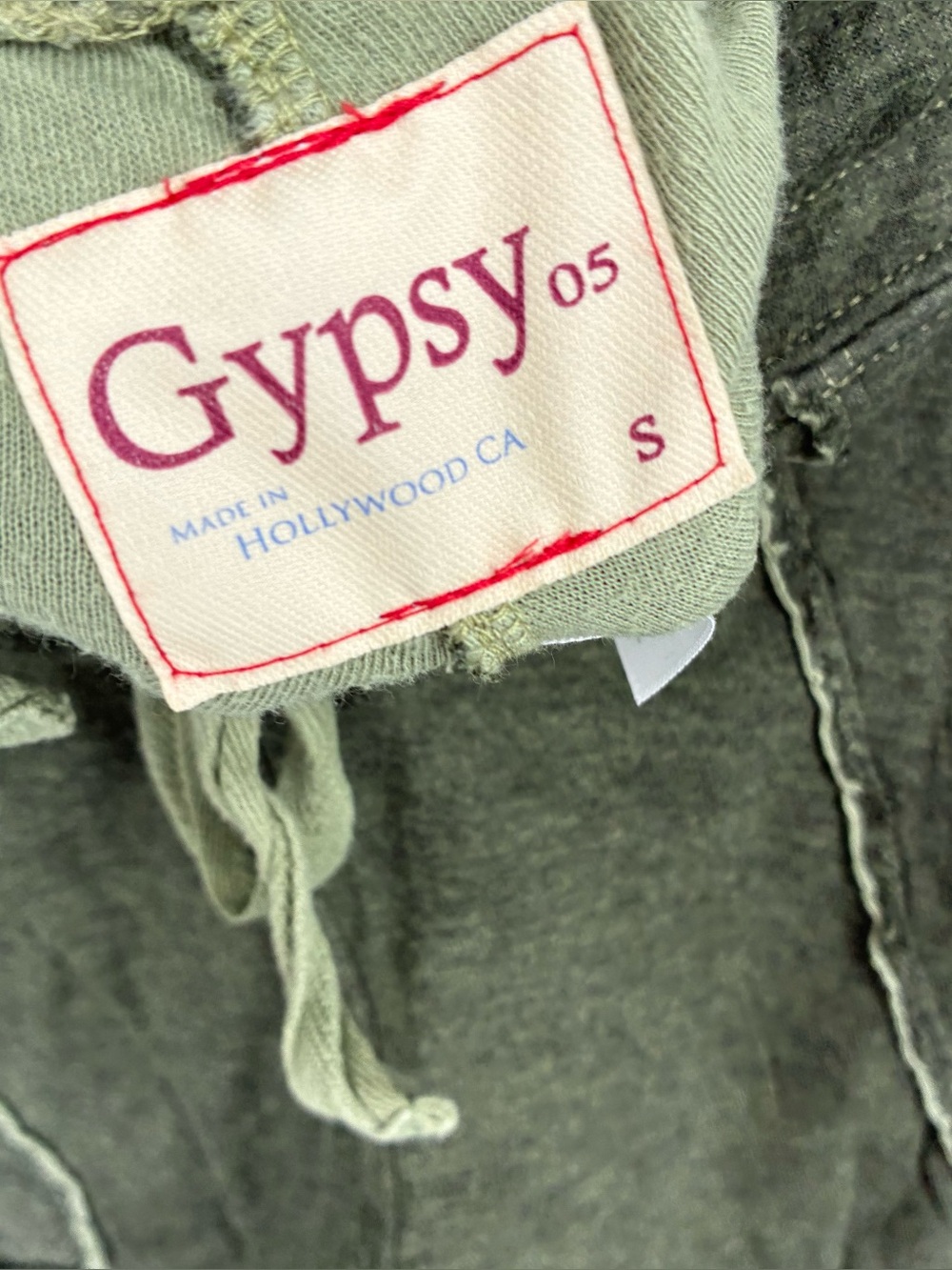 Gypsy 05 Small Hoodie Sweatpants Set Outfit Green Sweatshirt Boho Bohemian Chic - Picture 4 of 8
